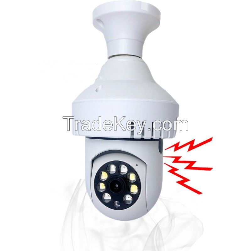 3 In 1 Smoke Detector Alarm Light Bulb Camera Wifi