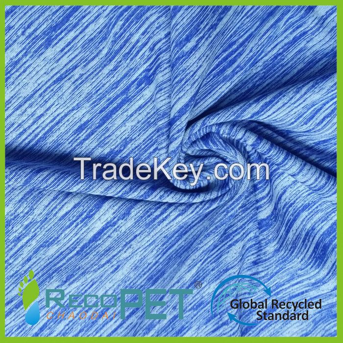 Recycled Polyester Fabric RPET Plain Knit Fabric