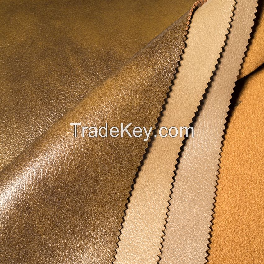 Two-Tone PU Leather for Sofa