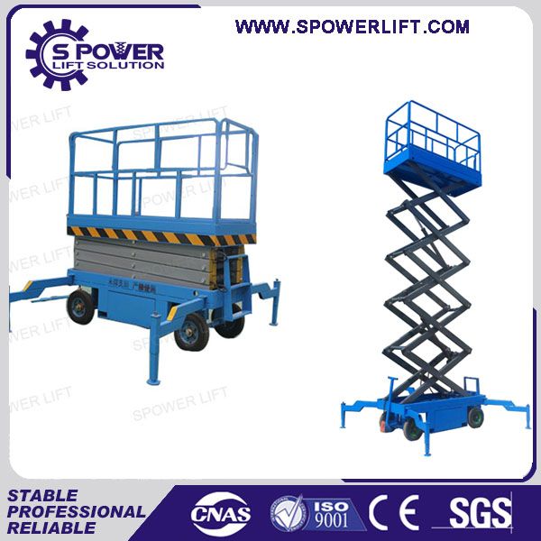 High quality hydraulic trailed mobile electric scissor lift table