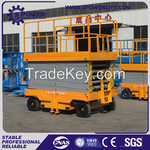 Hydraulic mobile scissor lift