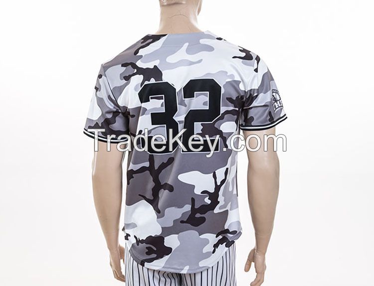 full sublimation print baseball jerseys