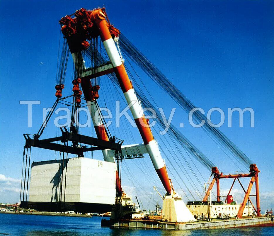 sheerleg 3000t floating crane 3000 ton shearleg floating crane barge cheap sale