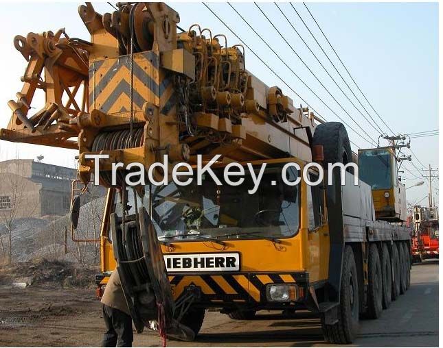 used liebherr mobile crane 150t 160t 170t 100t 200t used truck crane 150 ton 100 ton 200 ton