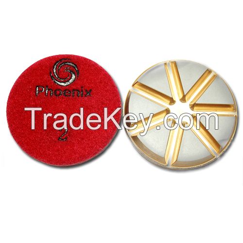 Ã¢ï¿½ï¿½SharpmaxxÃ¢ï¿½ï¿½ 5-step new hybrid concrete floor polishing pad