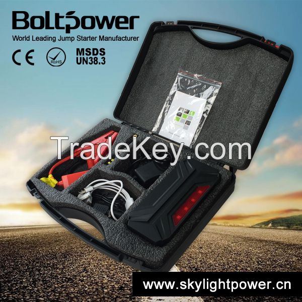 Boltpower Car Emergency Power bank, battery charger Mini Jump Starter 12v car jump starter Power Bank for Car Jump Start