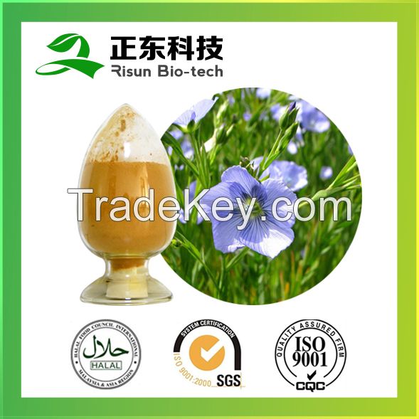 Flax Seed Extract Powder 20-60% Lignans (as SDG)