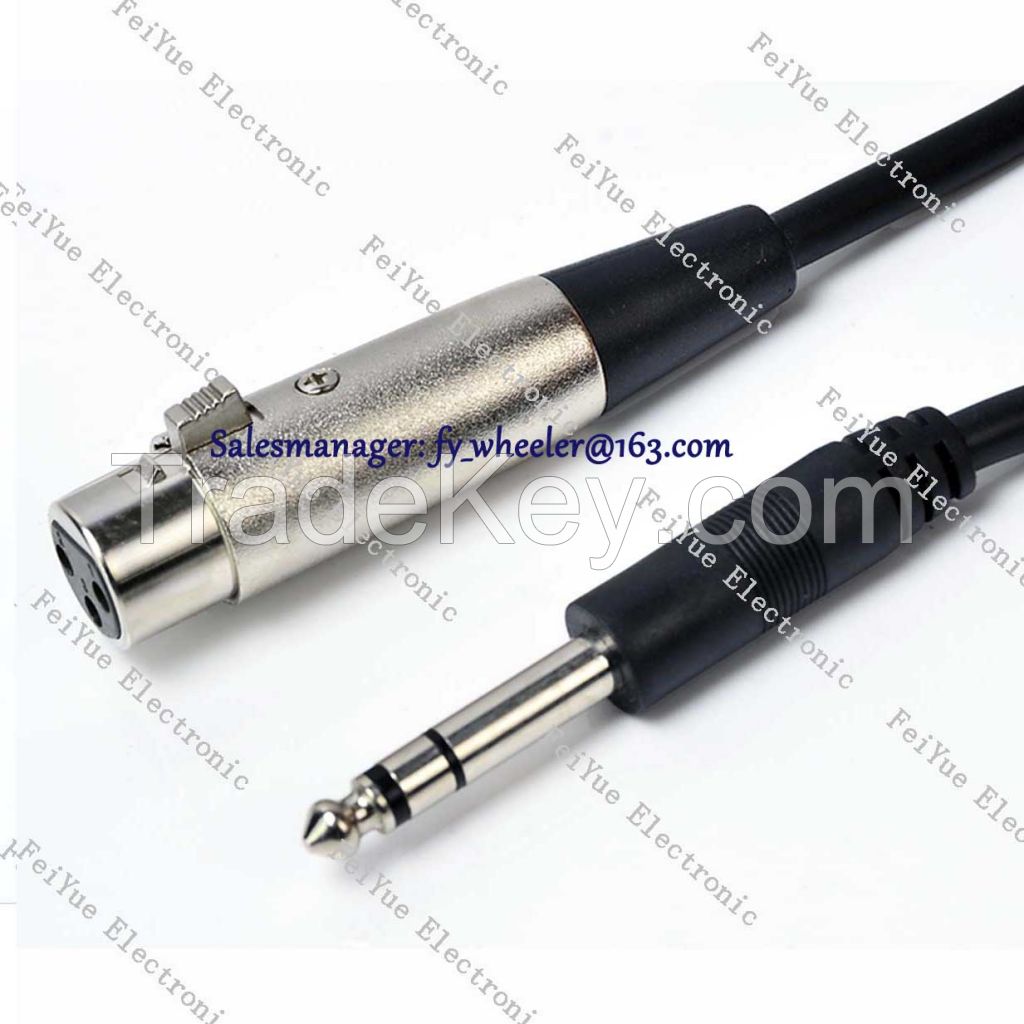 DMX microphone cable audio Extension 3pin XLR Male to Female stage lig