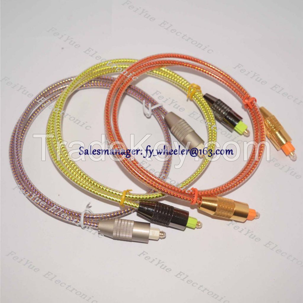 High quality Digital Audio Cable Toslink to Toslink Fiber Optical Patc