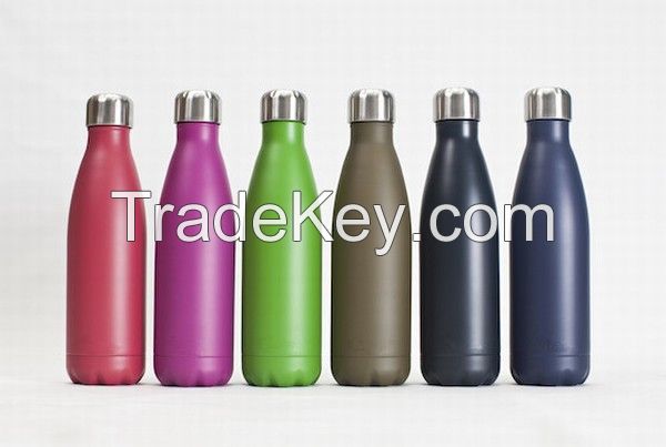 hot sale double wall stainless steel vacuum water bottle manufacturer