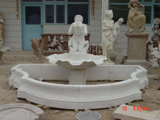 stone carving  fountain