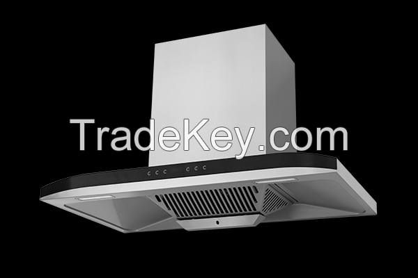 New Euro style stainless steel touch control range hood