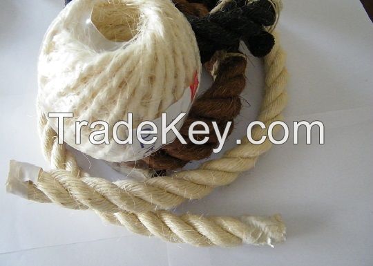 Sisal AL4 Braided Rope / Maximum Load 97 kg / Diameter 4 mm / Length 10