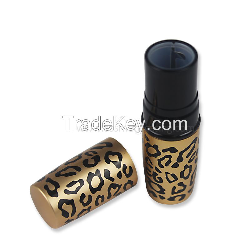 Leopard Print Lipstick Container Aluminium Lipstick Tube Cosmetics Packaging