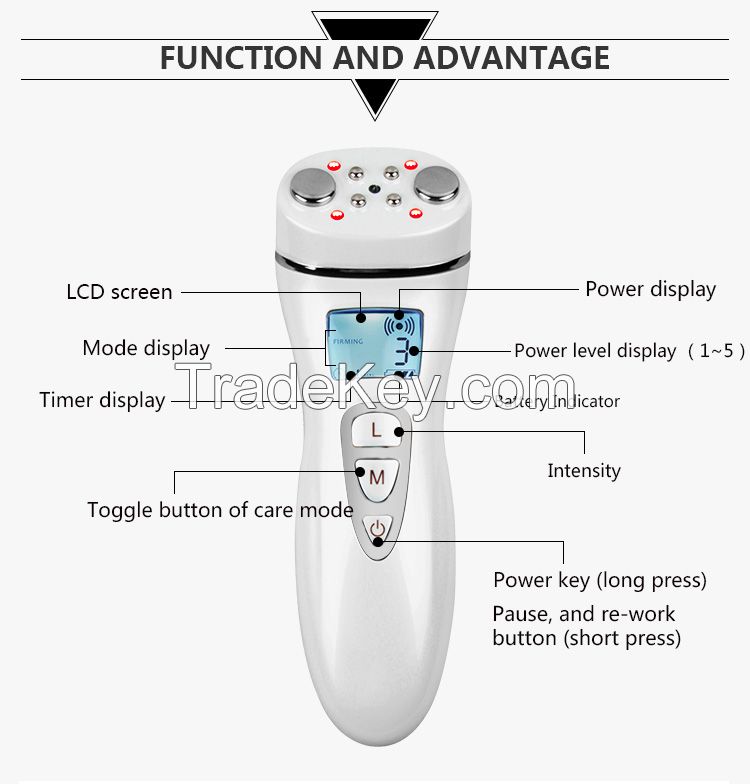 EMS stimulator RF face lifting body slimming machine