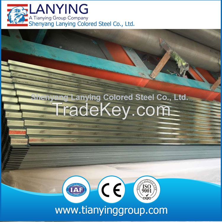 spangle hot dipped gavanized corrugated steel sheet cold rolled coil 