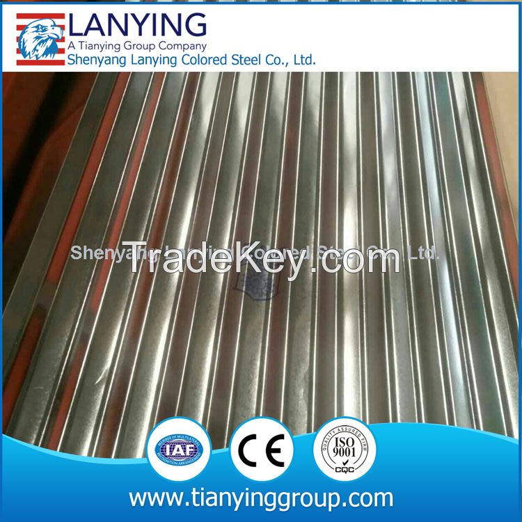 spangle hot dipped gavanized corrugated steel sheet cold rolled coil 