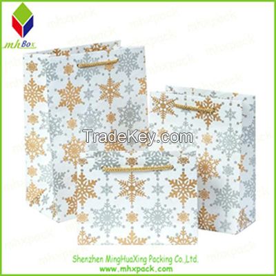 Customized Printing Christmas Gift Paper Bag