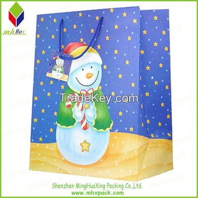 Customized Printing Christmas Gift Paper Bag