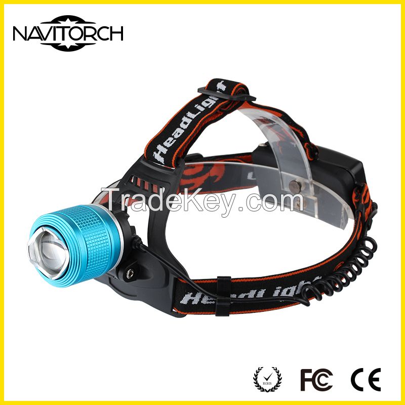 Rechargeable Adjustable Focusing Camping Riding LED Headlamp/Headlight (NK-606)