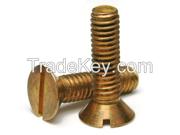 Flat Head Silicon Bronze Machine Screw