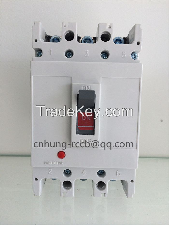 CM1 MCCB 3P 4P 100A-630A moulded case circuit breaker