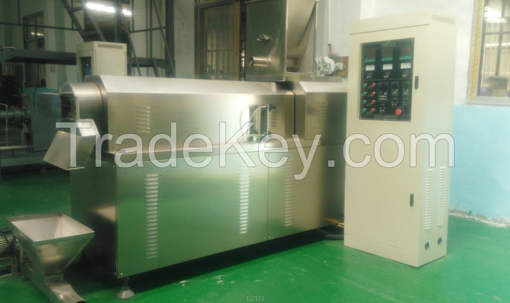 dog food machine twins screw extruder pet food production line