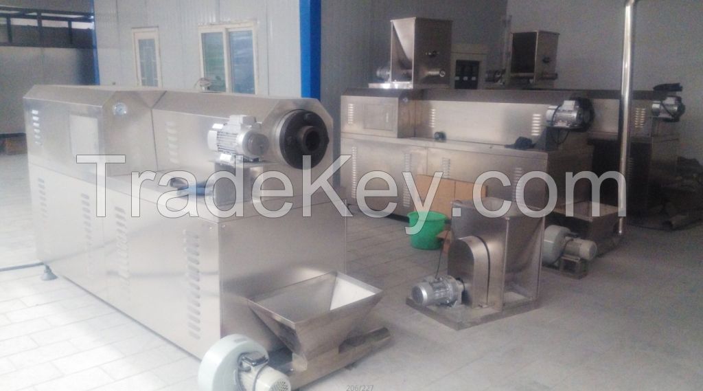 dog food machine twins screw extruder pet food production line