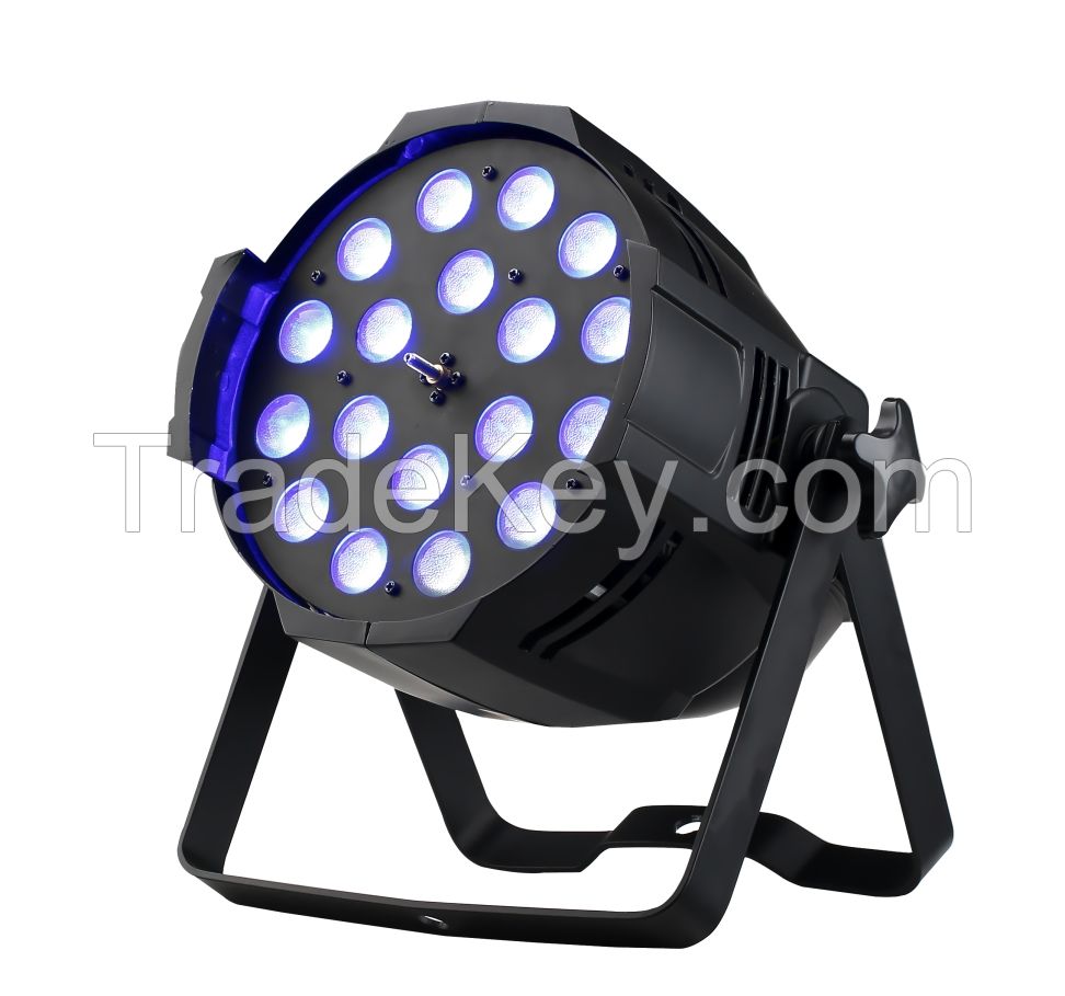 LED stage par with die-cast aluminum