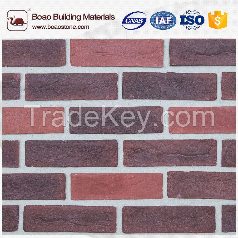 Artificial art brick veneer wall cladding tile