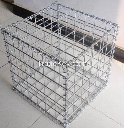 Hot Dipped Galvanized Stone Cage Gabion Basket Welded Gabion Box