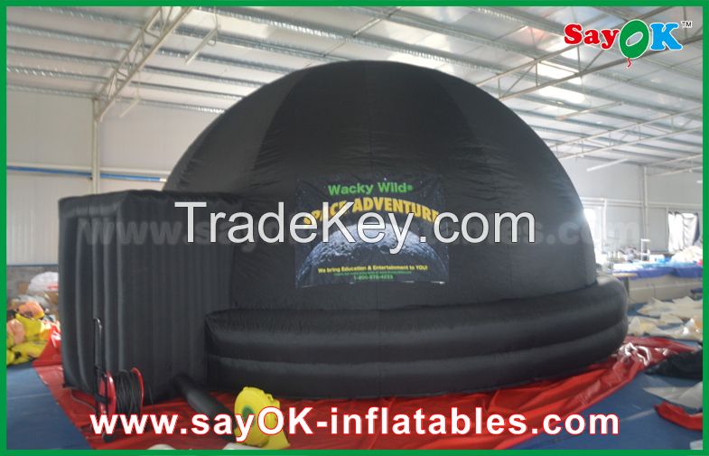 Film Show Inflatable Domes , Outdoor Portable Digital Planetarium Printed