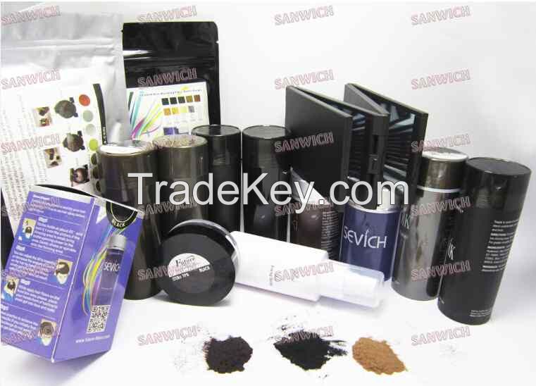 Technology OEM/ Custom Hair Loss Treatment Hair powder Hair Thickening Concealer Keratin Hair Fibers 