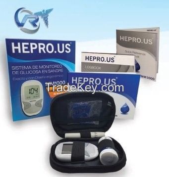 Hepro.us MM1000 Blood Glucose Meter Kit