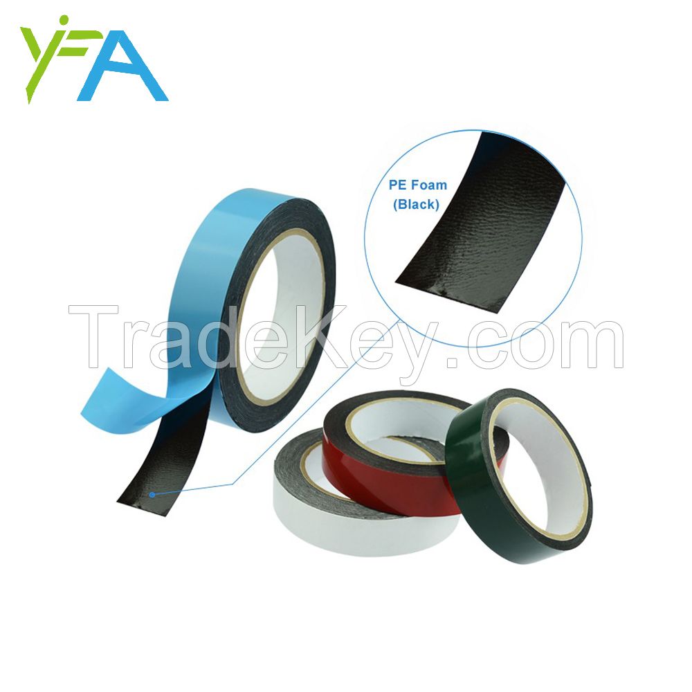 Factory wholesale white black adhesive foam tape