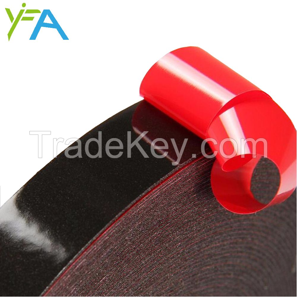 Factory wholesale white black adhesive foam tape