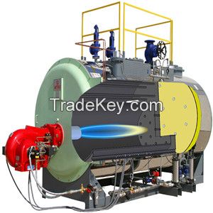 0.7 MW horizontal type 0.7 MPA output 95 input 70 hot water boiler