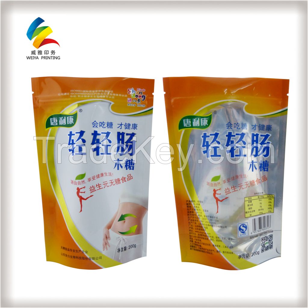 custom food grade stand up vacuum food packaging retort pouch with zipper