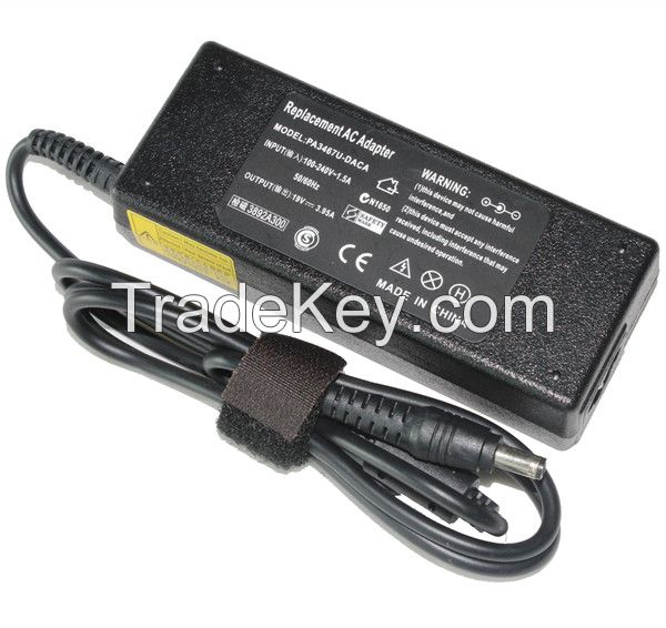 19V 3.95A 75W Laptop AC Power Adapters for Toshiba 5.5*2.5