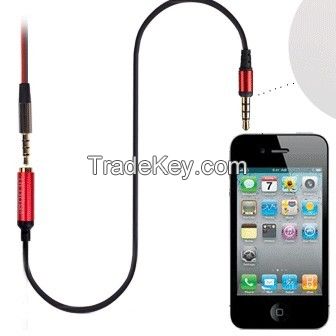 ULDUM 3.5mm audio plug extension cord for mp3 player