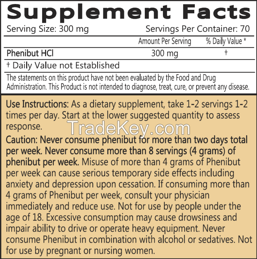 Phenibut powder,capsule