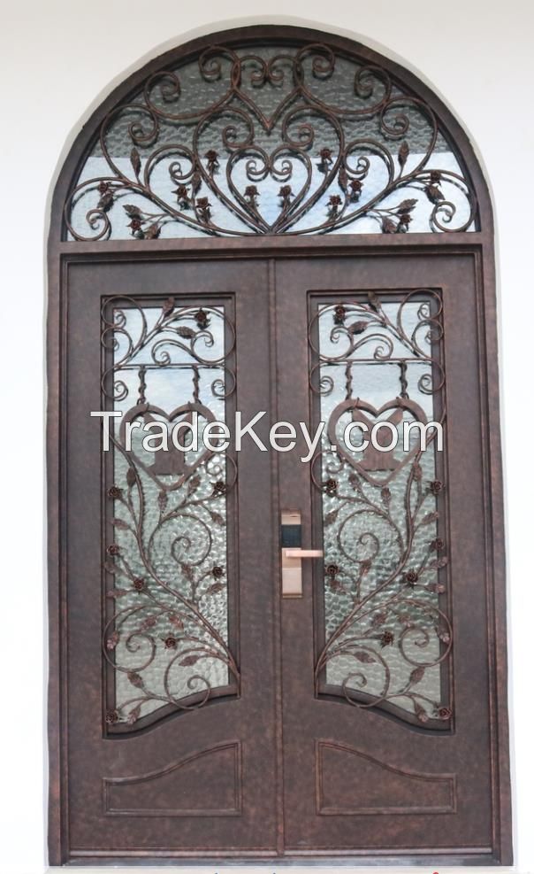 wrought iron door