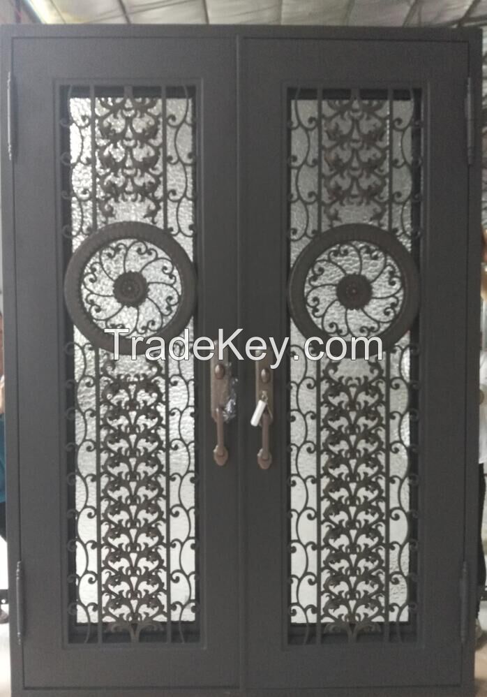 wrought iron door