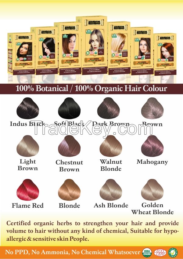 Pure Botanical Hair colour shades - Indus Valley