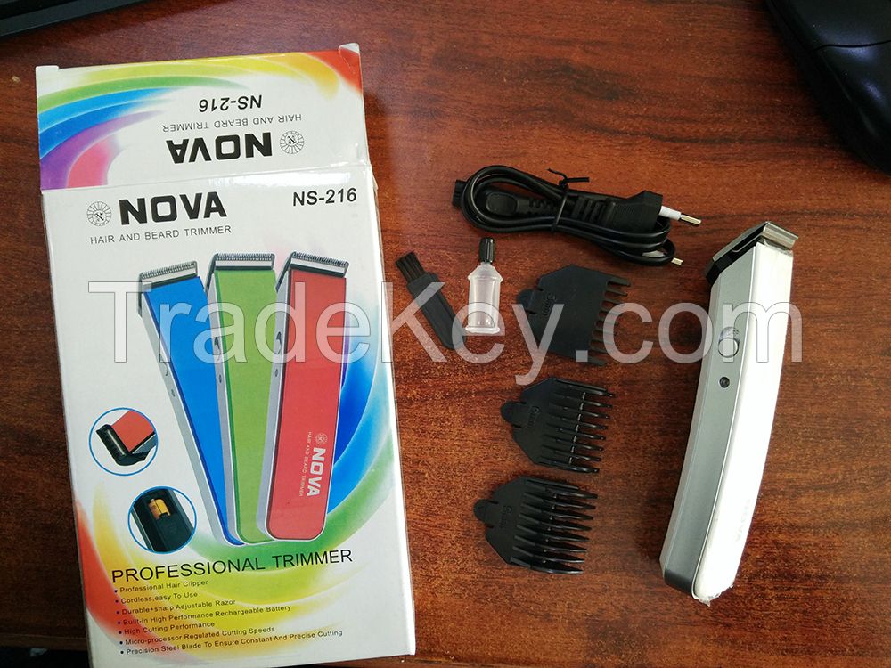 NS-216 Rechargeable Battery and Electric Hair Trimmer Professional Hair Clippers