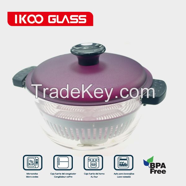 Oven Safe Glass Casserole Dish With Glass Lid