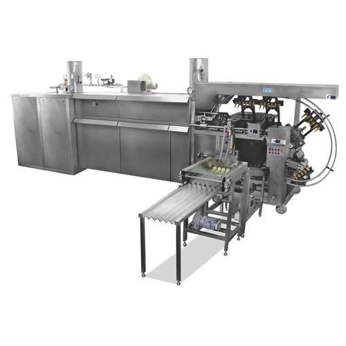 Waffle Rolled Sugar-Cone Baking Machine With Extra-Long Size