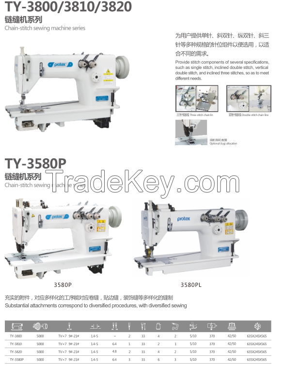 Chain-stitch sewing machine series