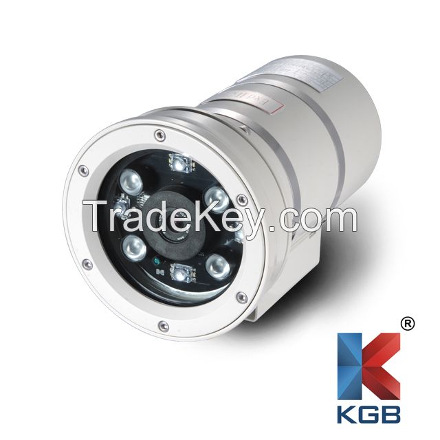 Explosion Proof IR Fixed Camera llC  60m 700 TVL Stainless Steel  (dot matrix)