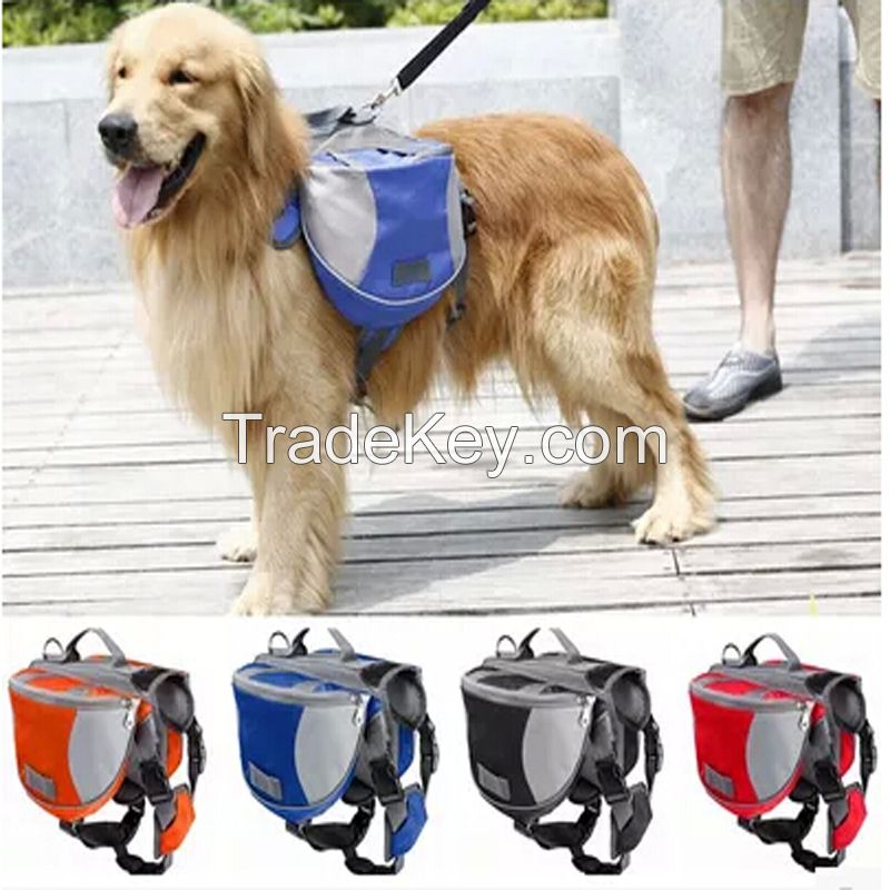 Dog Self Backpack Deluxe Outward Hound Saddle Bags Pet Dog Backpacks for Hiking or Camping Training